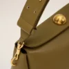 Borsa Carrousel in pelle color kaki