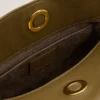 Borsa Carrousel in pelle color kaki