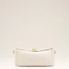 Borsa Carrousel in pelle di vacchetta bianca