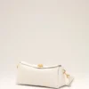 Borsa Carrousel in pelle di vacchetta bianca