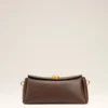 Borsa Carrousel in pelle liscia marrone Borsa Carrousel in pelle liscia marrone