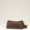 Borsa Carrousel in pelle liscia marrone Borsa Carrousel in pelle liscia marrone