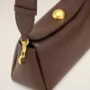 Borsa Carrousel in pelle liscia marrone Borsa Carrousel in pelle liscia marrone