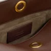 Borsa Carrousel in pelle liscia marrone Borsa Carrousel in pelle liscia marrone