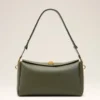 Borsa Carrousel media in pelle di vacchetta verde Borsa Carrousel media in pelle di vacchetta verde