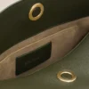 Borsa Carrousel media in pelle di vacchetta verde Borsa Carrousel media in pelle di vacchetta verde
