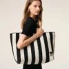 Borsa della spesa Ami de Coeur in cotone bianco Borsa della spesa Ami de Coeur in cotone bianco