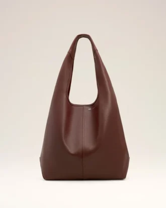 Borsa Hobo Etienne in pelle morbida bordeaux