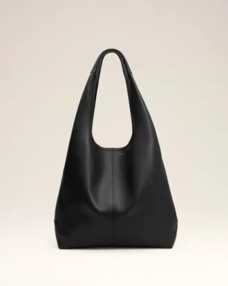 Borsa Hobo Etienne in pelle Taurillon nera