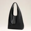 Borsa Hobo Etienne in pelle Taurillon nera Borsa Hobo Etienne in pelle Taurillon nera