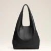 Borsa Hobo Etienne in pelle Taurillon nera Borsa Hobo Etienne in pelle Taurillon nera