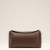 Borsa media Carrousel in pelle liscia marrone