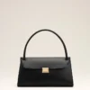 Borsa Mimi in pelle di vacchetta nera Borsa Mimi in pelle di vacchetta nera