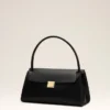Borsa Mimi in pelle di vacchetta nera Borsa Mimi in pelle di vacchetta nera
