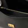 Borsa Mimi in pelle di vacchetta nera Borsa Mimi in pelle di vacchetta nera