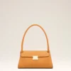 Borsa Mimi piccola in pelle di vacchetta arancione Borsa Mimi piccola in pelle di vacchetta arancione