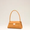 Borsa Mimi piccola in pelle di vacchetta arancione Borsa Mimi piccola in pelle di vacchetta arancione
