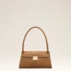 Borsa Mimi piccola in pelle di vacchetta marrone Borsa Mimi piccola in pelle di vacchetta marrone