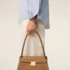 Borsa Mimi piccola in pelle di vacchetta marrone Borsa Mimi piccola in pelle di vacchetta marrone