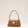 Borsa Mimi piccola in pelle di vacchetta marrone Borsa Mimi piccola in pelle di vacchetta marrone