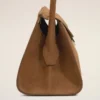 Borsa Mimi piccola in pelle di vacchetta marrone Borsa Mimi piccola in pelle di vacchetta marrone