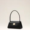 Borsa Mimi piccola in pelle di vacchetta nera Borsa Mimi piccola in pelle di vacchetta nera