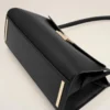 Borsa Mimi piccola in pelle di vacchetta nera Borsa Mimi piccola in pelle di vacchetta nera