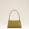 Borsa Mimi piccola in pelle di vacchetta verde Borsa Mimi piccola in pelle di vacchetta verde