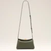 Borsa Mini Carrousel in pelle di vacchetta verde Borsa Mini Carrousel in pelle di vacchetta verde