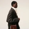 Borsa Paris Paris con manici in pelle lucida bordeaux Borsa Paris Paris con manici in pelle lucida bordeaux