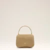Borsa Paris Paris con manico superiore in pelle di vacchetta gialla