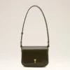 Borsa Paris Paris in pelle di vacchetta verde Borsa Paris Paris in pelle di vacchetta verde