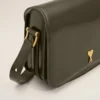Borsa Paris Paris in pelle di vacchetta verde Borsa Paris Paris in pelle di vacchetta verde