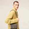 Borsa Paris Paris in pelle lucida grigia