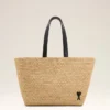 Borsa Tote Ami de Coeur in rafia naturale Borsa Tote Ami de Coeur in rafia naturale