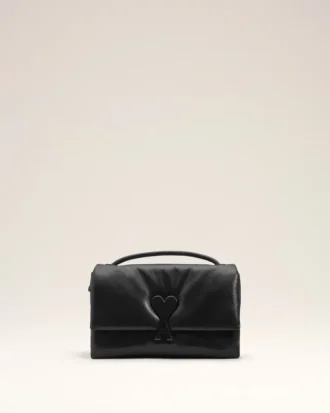 Borsa Voulez-Vous in pelle di vacchetta nera