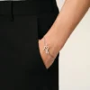 Bracciale con catena Ami de Coeur in ottone argentato Bracciale con catena Ami de Coeur in ottone argentato