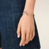 Bracciale con catena Ami de Coeur in ottone argentato Bracciale con catena Ami de Coeur in ottone argentato