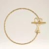 Bracciale con catena Ami de Coeur in ottone dorato Bracciale con catena Ami de Coeur in ottone dorato