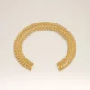Bracciale in ottone dorato con perline Bracciale in ottone dorato con perline