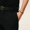 Bracciale in ottone dorato intrecciato Bracciale in ottone dorato intrecciato