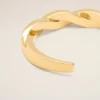 Bracciale in ottone dorato intrecciato Bracciale in ottone dorato intrecciato