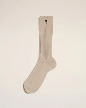 Calzini Ami de Coeur in cotone beige