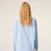 Camicia Ami de Coeur blu in cotone a maniche lunghe Camicia Ami de Coeur blu in cotone a maniche lunghe