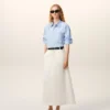 Camicia Ami de Coeur blu in cotone a maniche lunghe Camicia Ami de Coeur blu in cotone a maniche lunghe