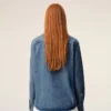 Camicia Ami de Coeur in cotone denim blu Camicia Ami de Coeur in cotone denim blu