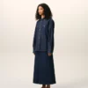 Camicia Ami de Coeur in cotone denim blu Camicia Ami de Coeur in cotone denim blu