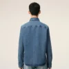 Camicia Ami de Coeur in cotone denim blu Camicia Ami de Coeur in cotone denim blu