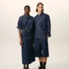 Camicia Ami de Coeur in cotone denim blu Camicia Ami de Coeur in cotone denim blu