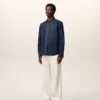 Camicia Ami de Coeur in cotone denim blu Camicia Ami de Coeur in cotone denim blu